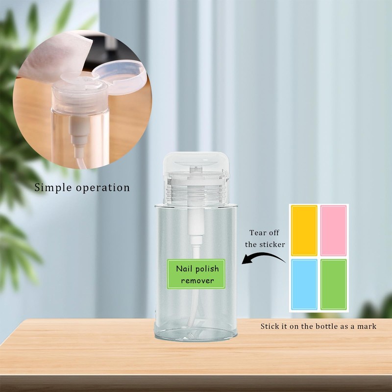 YMCLUB 2-Pack 10.1oz Big Alcohol Dispenser Push Down Bottles -