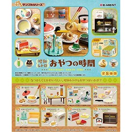 Reement Petite Sample Series, Showa Retro, Snack Time, Box Product, 8 Types in Total, 8 Pieces