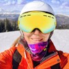 Double Layer Anti Fog Large Spherical Outdoor Children Protection Skiing