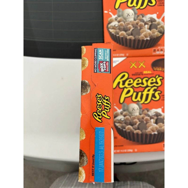 General Mills Limited Edition KAWS Reeses Puffs Cereal Rare Collectors