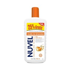 Nuvel Crema Corporal Humectante Reparacion Intensiva Piel Seca Extra Aceite Almendras 750