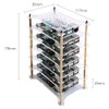 GeeekPi 6-Layers Cluster Case for Raspberry Pi, Pi Rack Case
