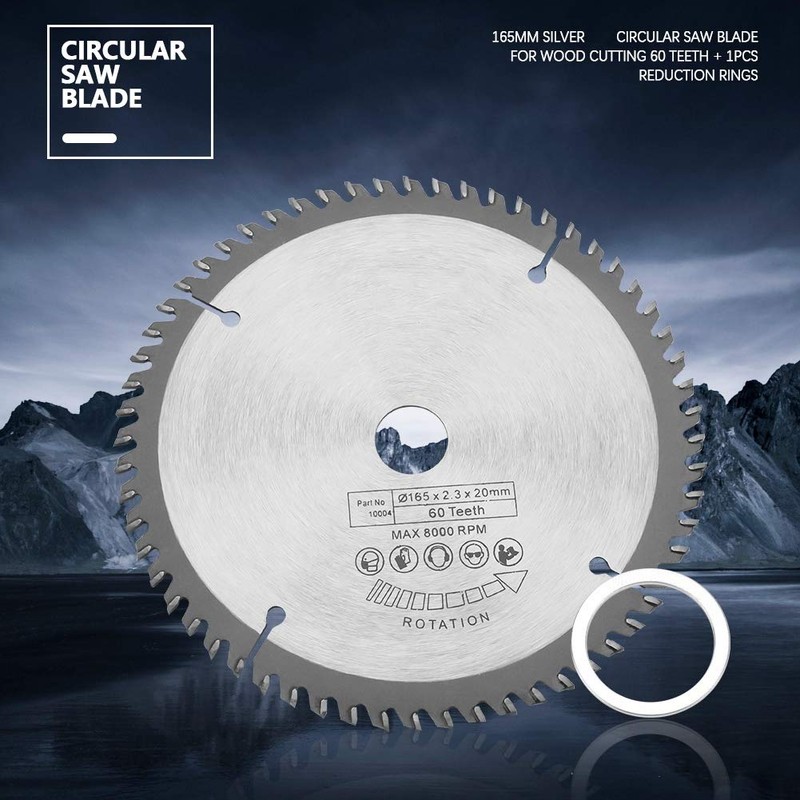QANYEGN 165 mm TCT Circular Saws, Standard Circular Saw Blade,