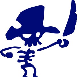Pirate Skeleton Premium Waterproof Vinyl Decal Stickers for Laptop Phone Accessory Helmet Car Window Bumper Mug Tuber Cup Door Wall Decoration ANDauto015403AB