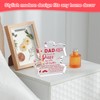 Dad Gifts from Kids - Acrylic Plaque Desk Decor for