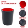 Gesserit Felt Lined PU Leather Dice Cups Set, 6 Quiet