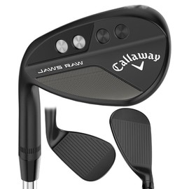 Callaway Golf Jaws Raw Wedge (Black, 52 Degree (Left Hand), S Grind , 10* Bounce, Steel Shaft)