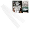 White Lace 10 Yards 6cm/2.3in Wide Ribbon Trim Flower Pattern