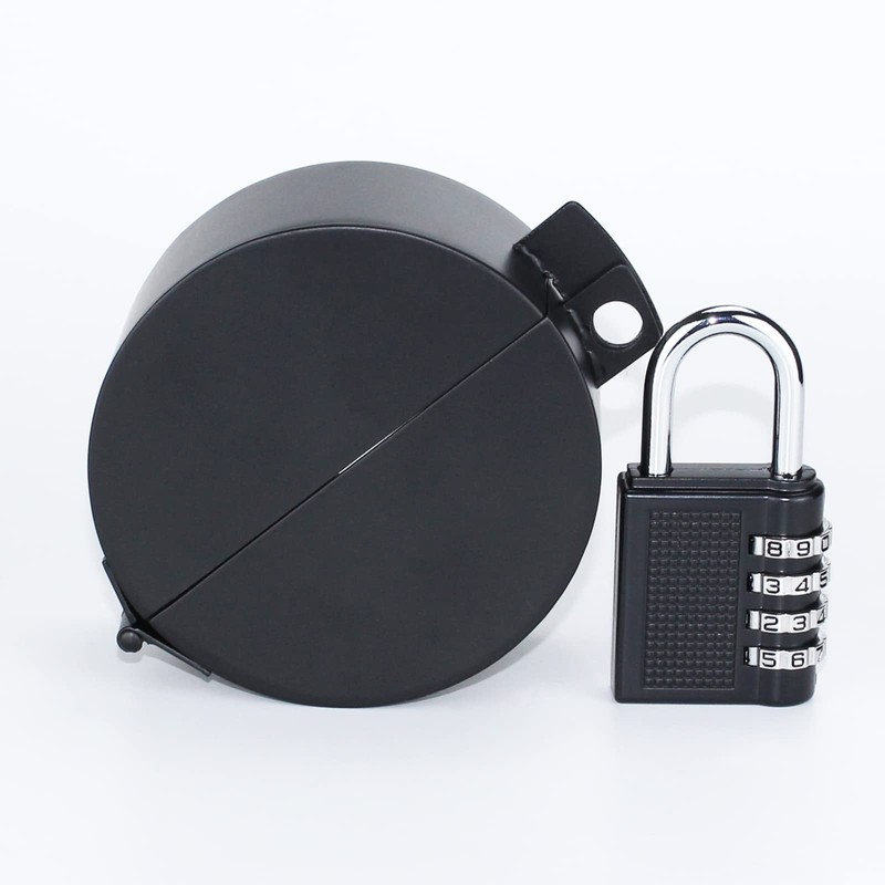 Gate Valve Locking Device (Password Lock) Metal Black, no Installation