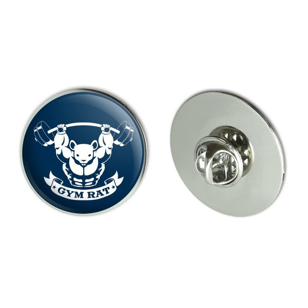 GRAPHICS & MORE Gym Rat Workout Weight Lifting Metal 1.1"