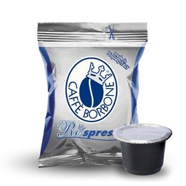 Caffè Borbone Respresso Espresso Capsules, 50 Capsules - Miscela Blu
