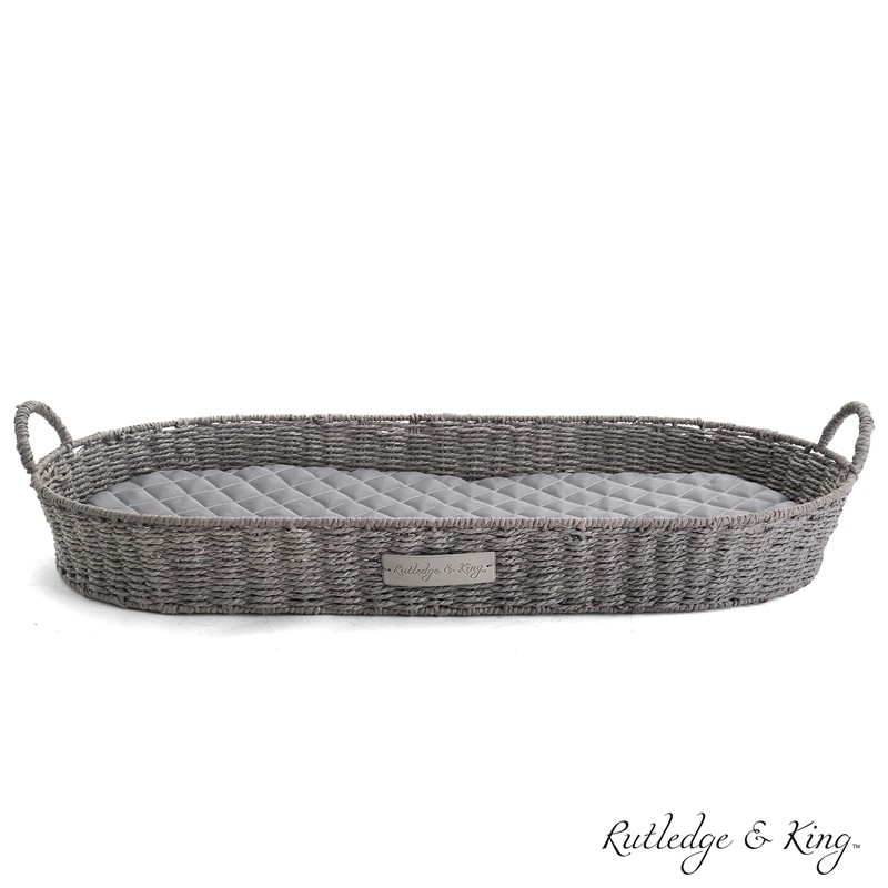 Rutledge & King Rattan Pet Bed - Pet Couch -