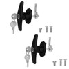 Blshwez T-Handle Camper Door Lock Kit – Universal Keyed Alike