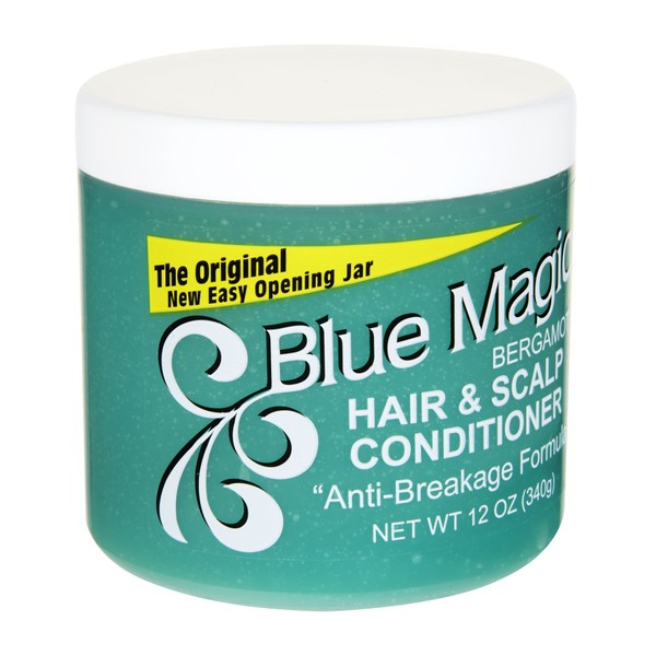 Blue Magic Bergamot Hair & Scalp 12 Ounce Jar (354ml) (3 Pack)