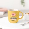 Mr. Wonderful WOA2313077CAZ0 Tasse, Steingut, Gelb