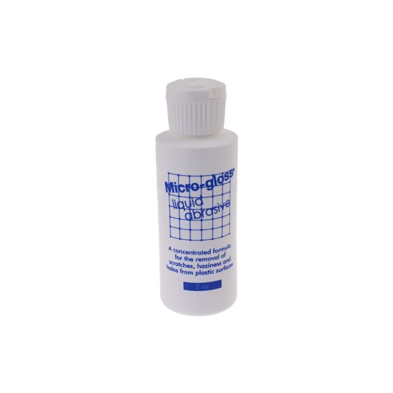 Micro-Gloss Liquid Abrasive | Acrylic, Plastic, Wood, Silver, Paint Polishing