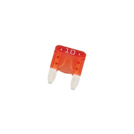 Amon 3677 Mini Blade Fuse, 10A [Approx. 0.4 x 0.6 x 0.2 inches](11 x 16 x 4 mm), Pack of 5