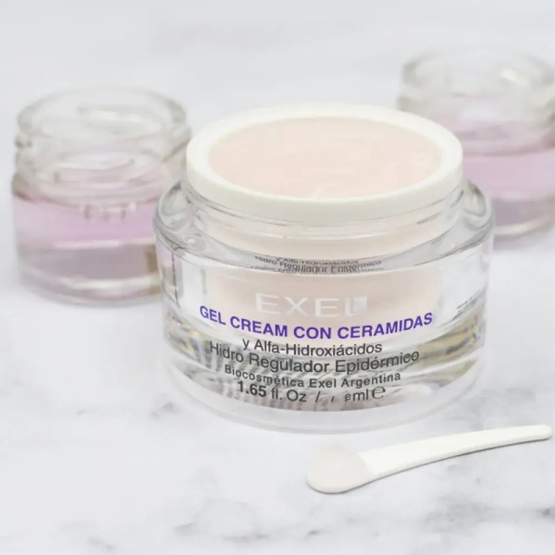 Gel Crema Con Ceramidas Hidratante Restaurador Cutaneo Exel 50 mL