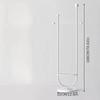 Modern Freestanding Stainless Steel Clothes Rack with Hanging Bar &