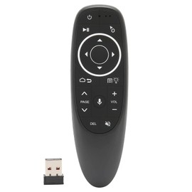 Goshyda G10s Pro Voice Remote Control, Infrared Learning 6-Axis Gyroscope Remote Control with Bluetooth Receiver for Home (G10S PRO)