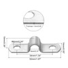 PATIKIL 1.5"/8mm Rigid Pipe Strap Clamps Set of 10 304