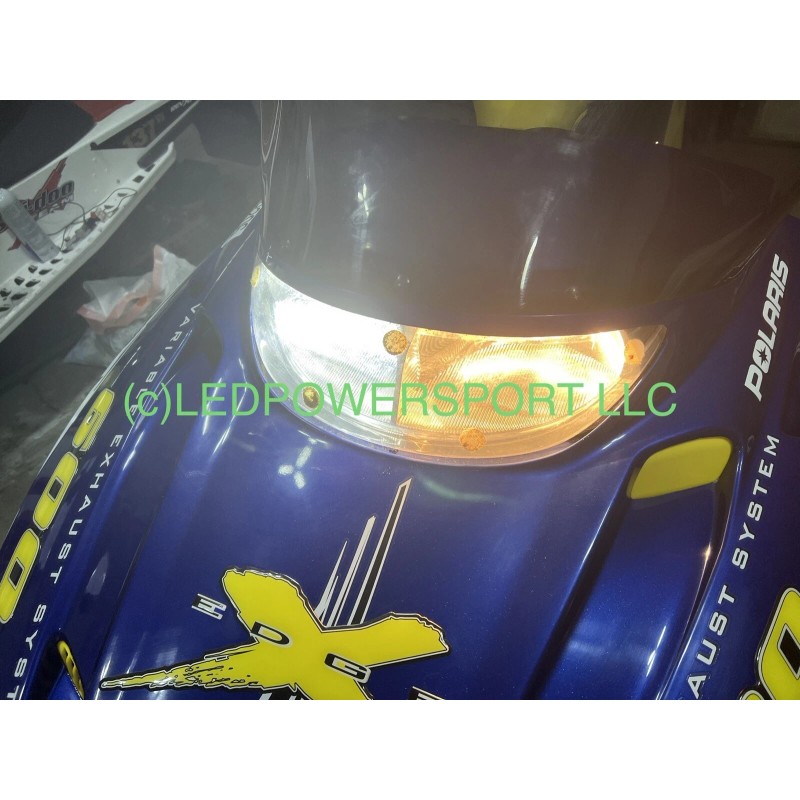 FT 2006 Polaris Fusion 700 LED Headlight Kit Plug &