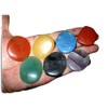 Jet International Women's Fantastic Chakra Gemstone Palm Stone Set Worry