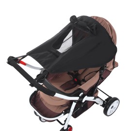 Baby Stroller Awning Universal Sunscreen Canopy Pushchairs Sun Shade UV Protection Rainproof Accessories Black