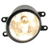 HECASA Front Fog Light W/Bezel Compatible with 2011-2013 Toyota Corolla