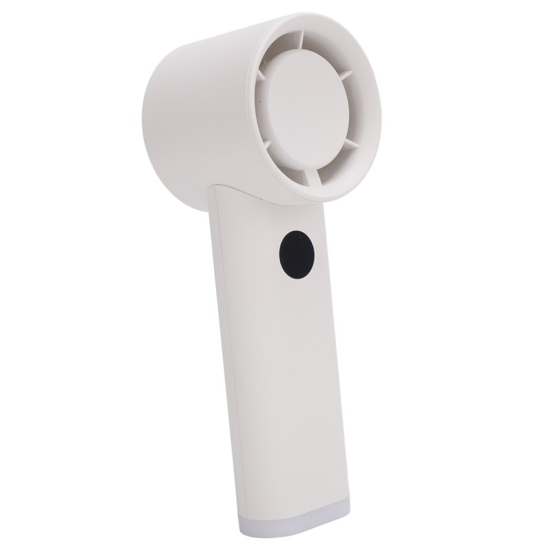 Handheld Fan LED Display Power Adjustable Portable Fan Night Light