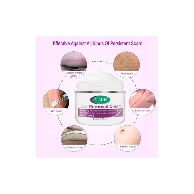 Crema Cicatrices Antimanchas Elaimei Hipoalergénica Sin Parabenos 50ml