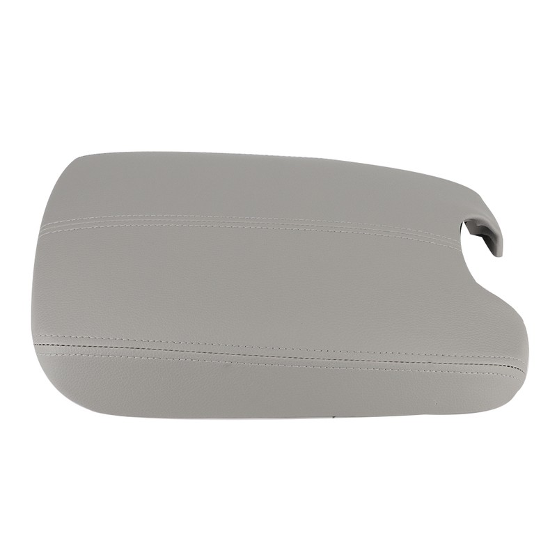 Car PU Leather Plastic Console Lid Armrest Cover Fit for