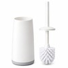 Long Handle Toilet Brush with Holder – 360° Round Bristle
