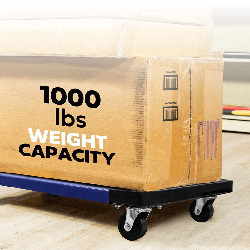 Olympia Tools 1000 Lb Capacity Plastic Furniture Dolly for Moving,