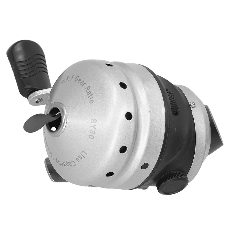 SY30 Shot Fishing Reel Metal Builtin Line Closed Coil Wheel