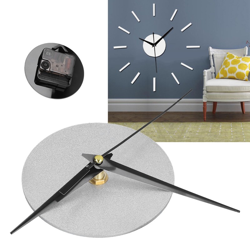 DIY Wall Clock Acrylic Silent Frameless Wall Clock for Living