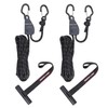 Masterwise 2 PCS Kayak Tie Down Straps with Reflective Stripe