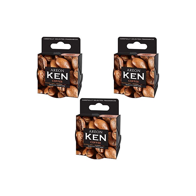 Areon Ken Lufterfrischer Dose Auto Kaffee Autoduft Duft Duftdose Wohnung