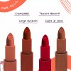 Yuya Set De Labiales En Barra Yuya Tonos Mate Larga