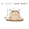 Meliyya Women's Straw Hat Foldable Adjustable Summer Straw Sun Hat
