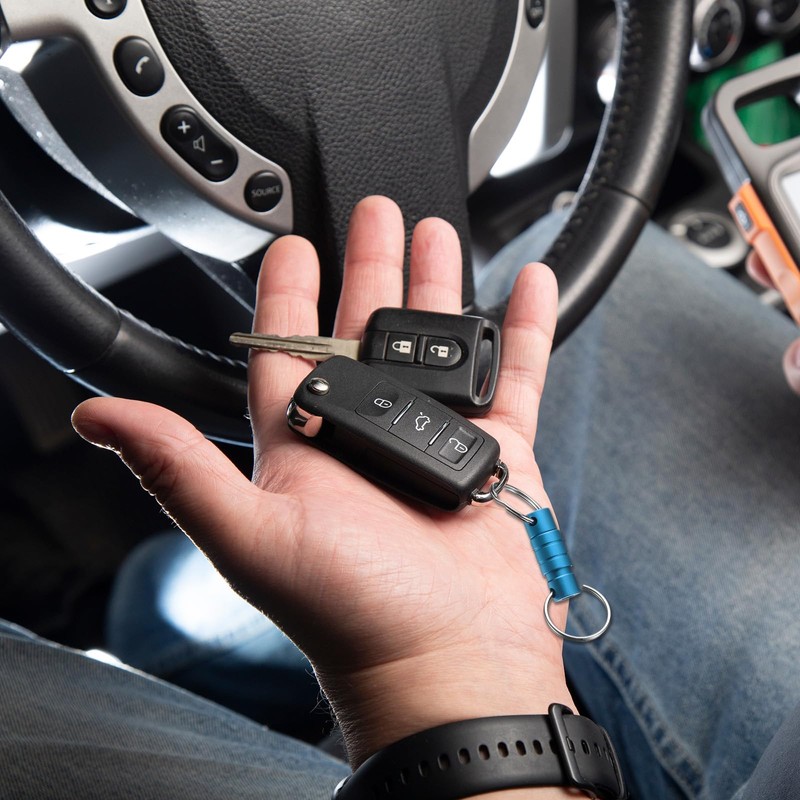 [PATIKIL] Quick Release Key Chain 2pcs Detachable Pull Away Key