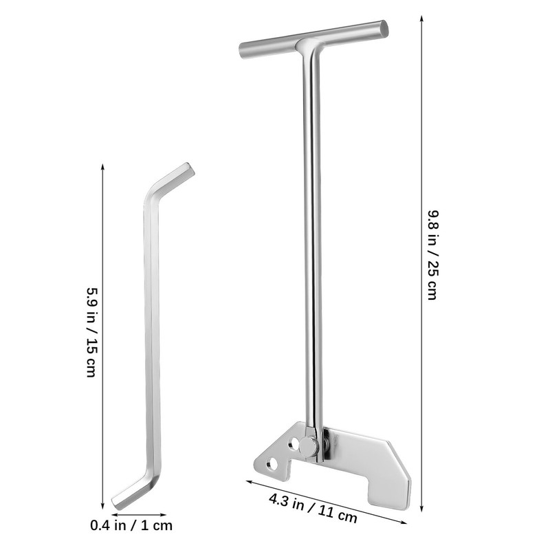 jojofuny 1 Set Waste Disposal Wrench, Kitchen Unjamming Wrench, Garbage