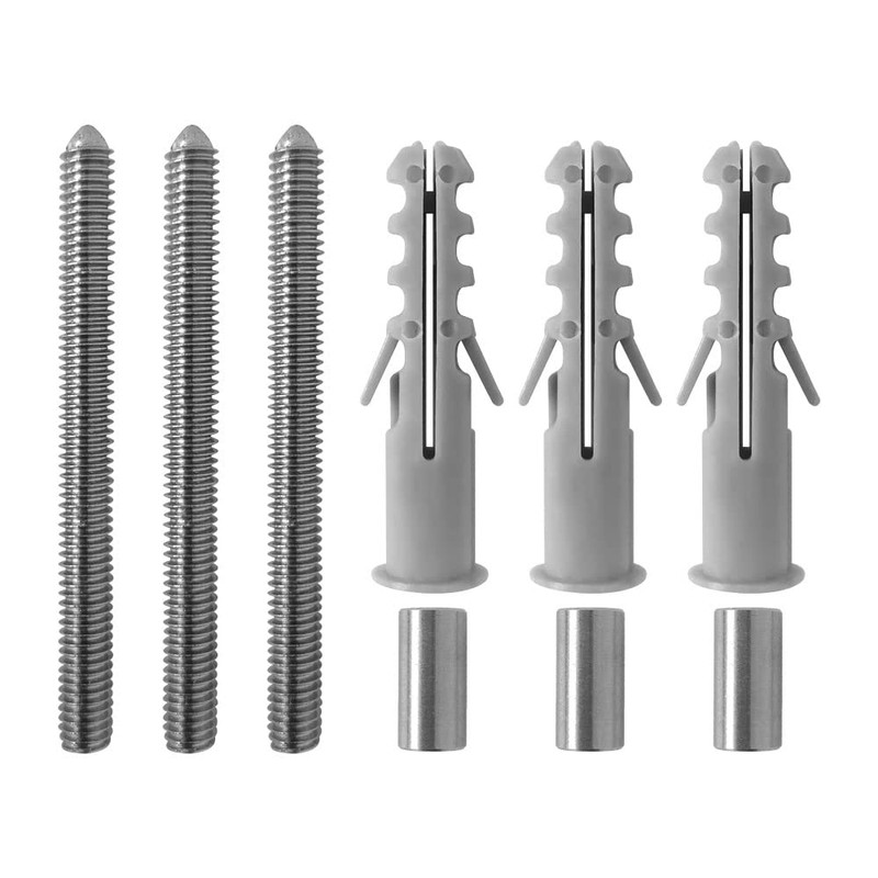 Black Floating Four Road Screw On House Number 12.5cm (4)