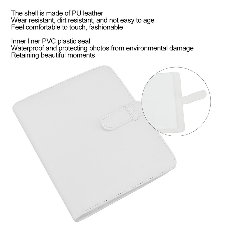 3 Inch 256 Pockets Photo Album PU Leather Photo Storage