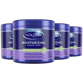 Noxzema Classic Clean, Crema de limpieza hidratante, 12 oz (Paquete de 4)