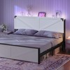 MAHANCRIS King Size Headboard Only, Headboard with 2 Outlets and