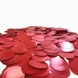 Red Large 3.6cm 200g Confetti Wedding Party Valentines Birthday Table Decoration (Red)