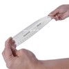 Westcott English and Metric Shatterproof Ruler, Clear, 12"