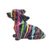 L & P Home & Gifts Figurine, Resin, Drip Art Basset-LP73695, One Size
