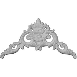 Ekena Millwork ONL06X12X01VE 11 7/8-Inch W X 6 1/4-Inch H X 7/8-Inch P Versailles Large Onlay